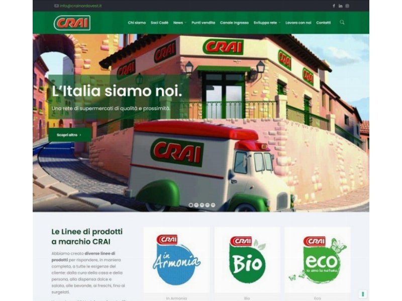 Codè Crai Ovest lancia il nuovo sito web