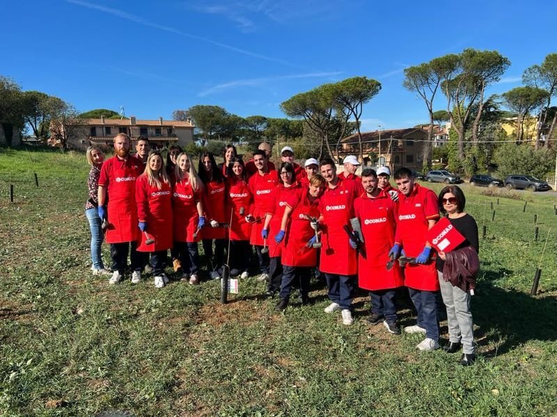 Conad pianta a Roma 1.000 alberi con il progetto "Forestiamo insieme l'Italia"