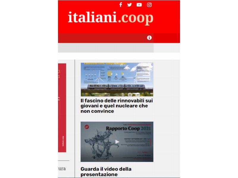 Coop: italiani pronti verso il nuovo futuro ma ancora trattenuti dalle incognite del momento