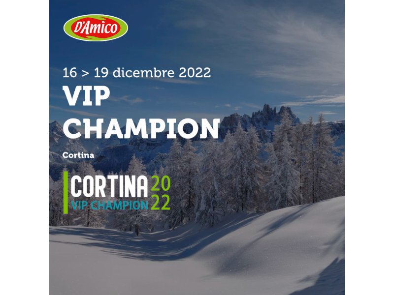 D’Amico è sponsor del Vip Champion 2022