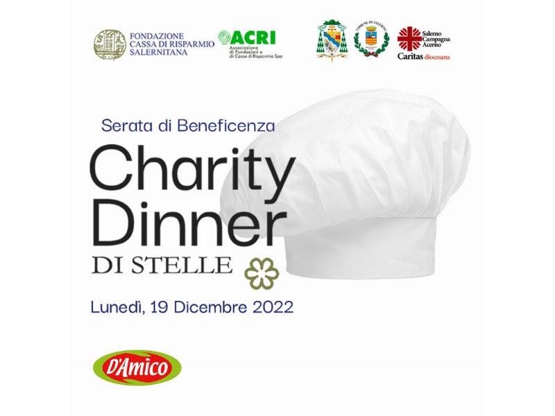 D’Amico insieme a Fondazione Carisal per il “Charity dinner di stelle”