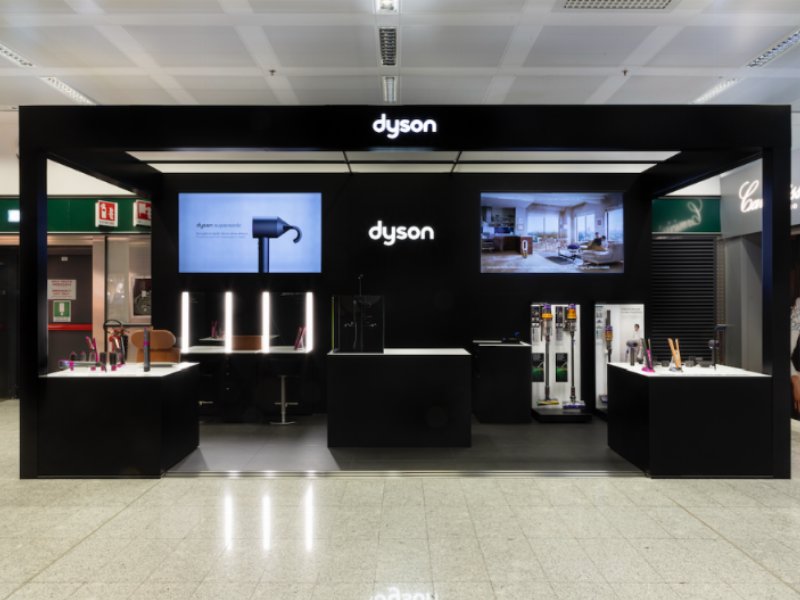 Dyson è ora presente con due negozi all’interno degli aeroporti di Malpensa e Milano Linate