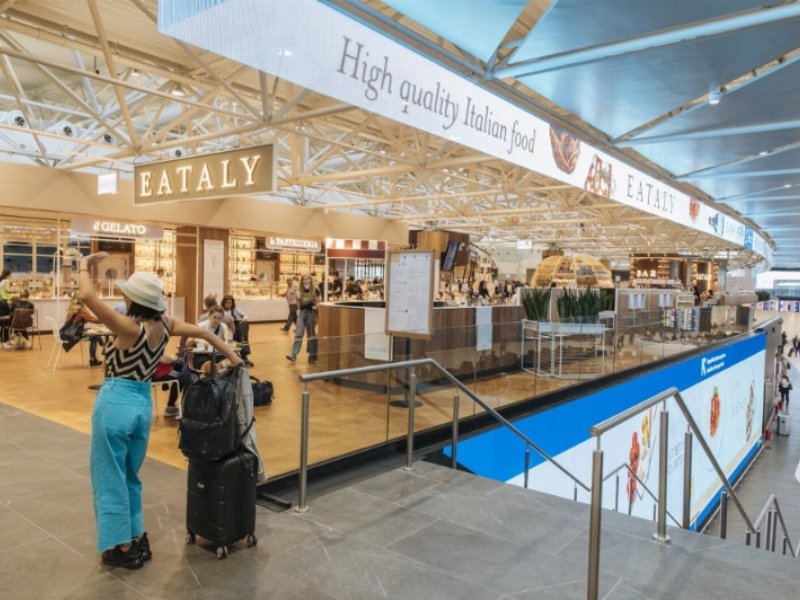 Eataly apre per la prima volta in aeroporto