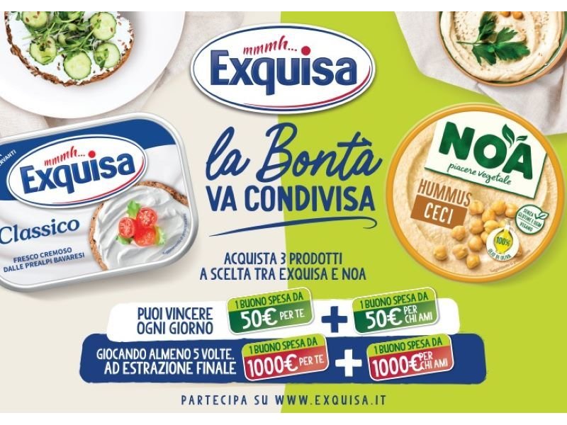 Exquisa inaugura il nuovo concorso instant win in store