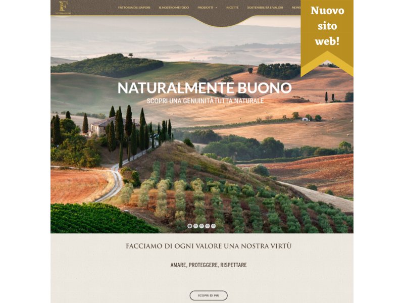 Fattoria dei Sapori: nuovo sito web