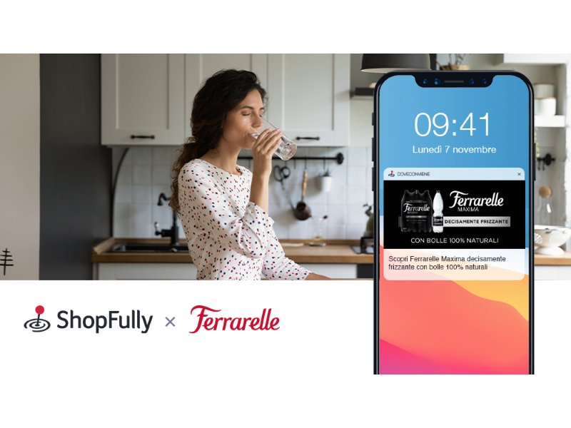 Ferrarelle sceglie Shopfully come partner digitale per il lancio della nuova Maxima