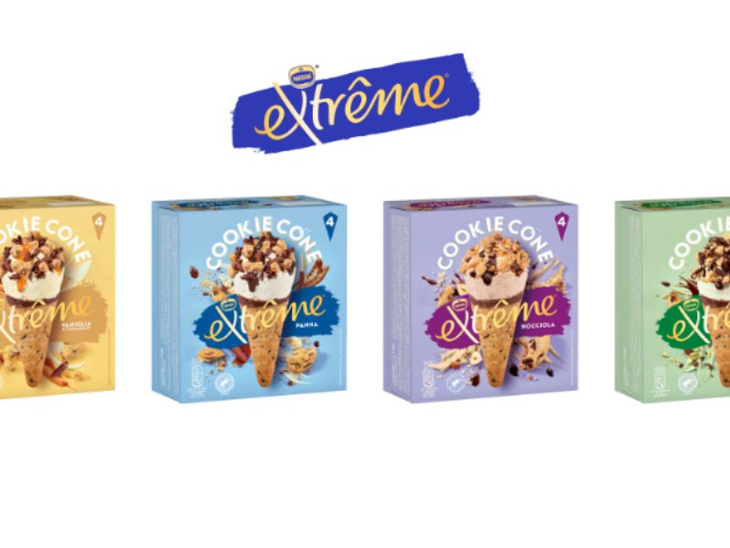 Froneri lancia il nuovo Extrême Cookie Cone, il cono di vero biscotto cookie