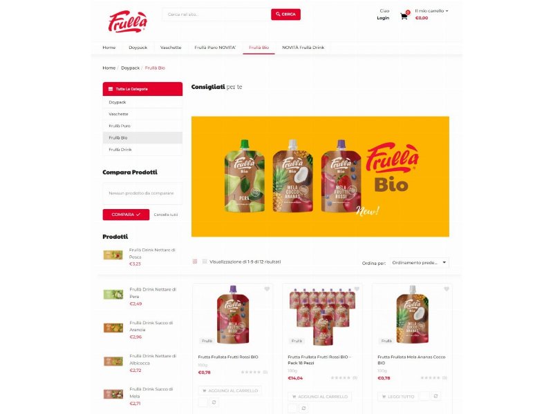 Frullà si espande nel web e apre il proprio e-commerce