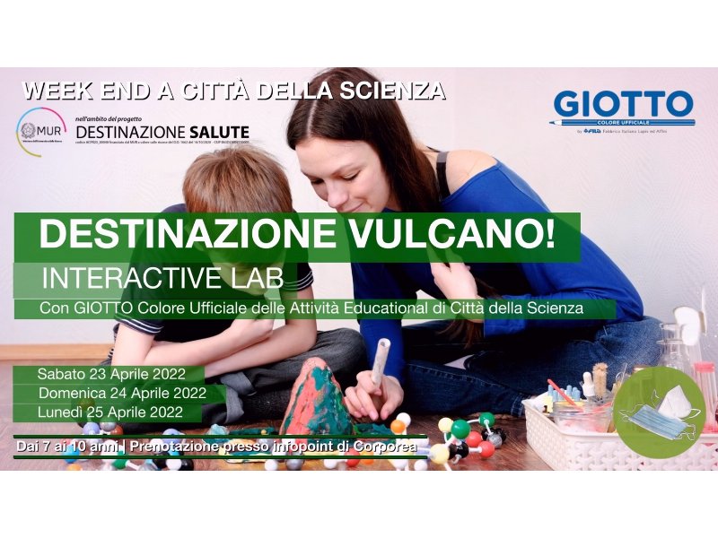 Giotto Colore Ufficiale di tutte le Attività Educational di Città della Scienza