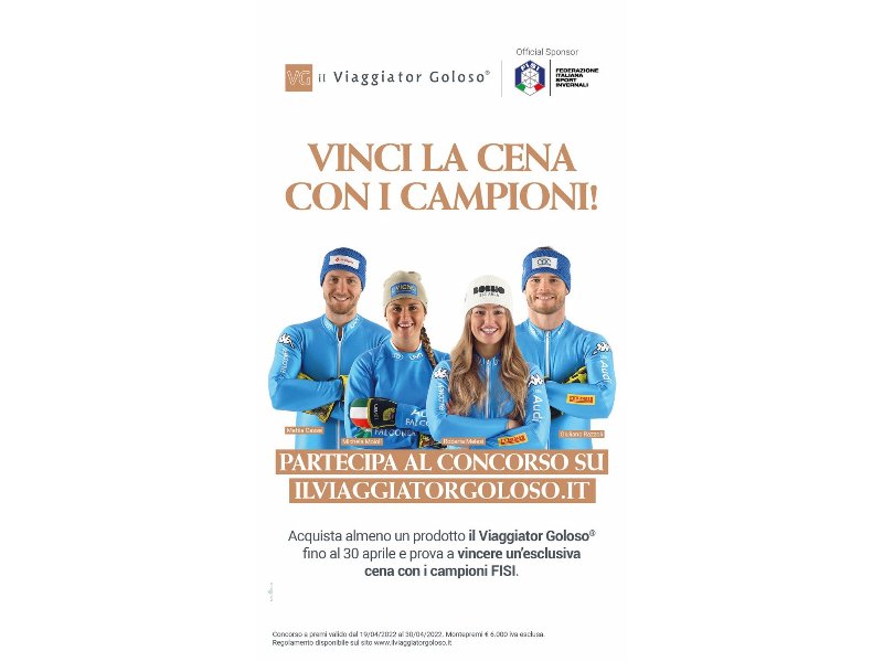 Il Viaggiator Goloso lancia il concorso “Vinci la cena con i campioni”