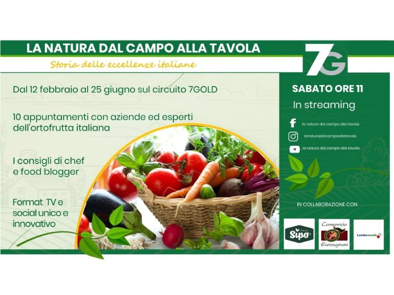 Parte la 2° stagione del format  "La Natura dal campo alla tavola – Storia delle eccellenze italiane"