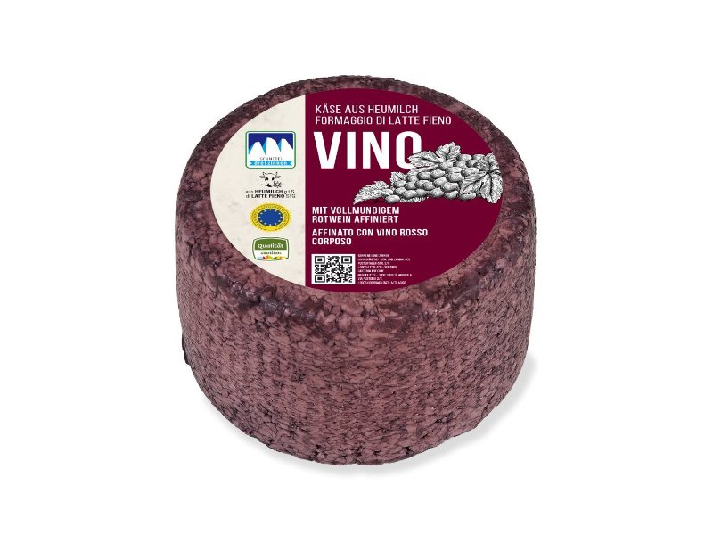 Latteria Tre Cime: via libera al formaggio Vino affinato con vino rosso corposo