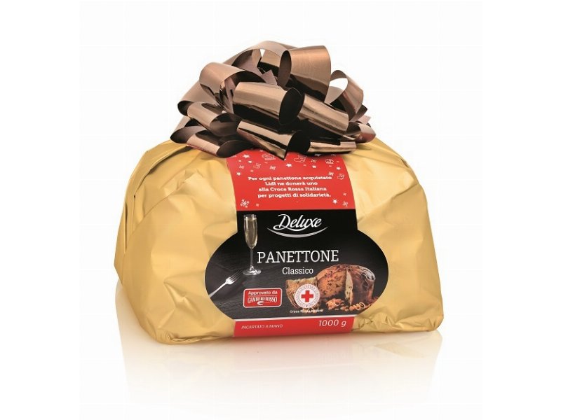 Lidl Italia, il panettone classico Deluxe sostiene le attività della Croce Rossa Italiana