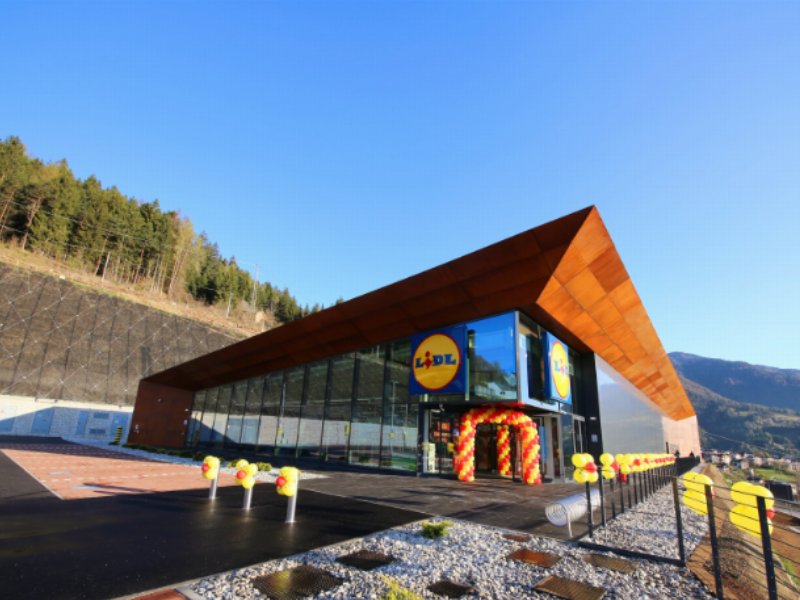 Lidl riapre a Calalzo di Cadore (Bl)