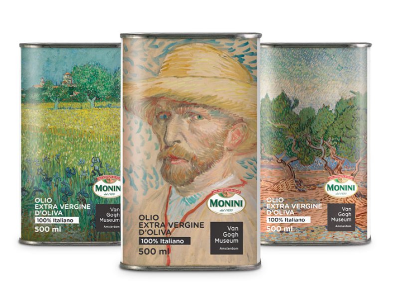 Monini ed il museo Van Gogh uniti per “natura”