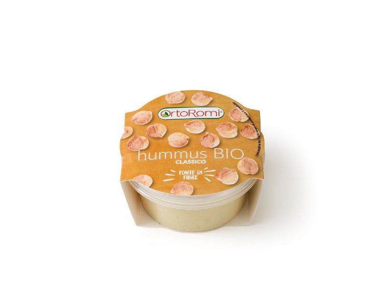 OrtoRomi presenta l’Hummus bio: nei gusti classico, mediterraneo e con tartufo