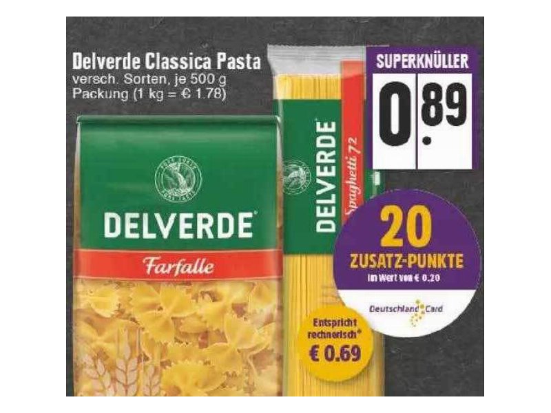 Pasta Delverde cresce del 31% in Germania ma arretra in Italia