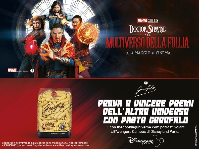 Pasta Garofalo insieme a Marvel per il 2022