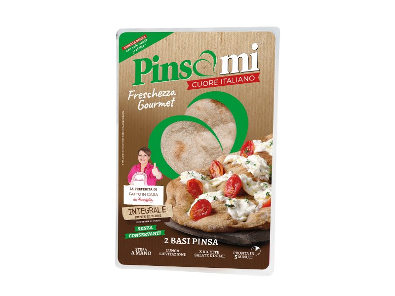 Pinsami freschezza gourmet integrale è la versione “healthy” della pinsa