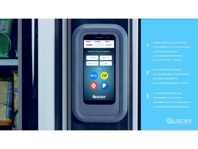 Quicky porta i pagamenti digitali e i buoni pasto in ogni punto self-service