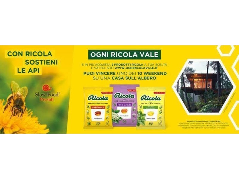 Ricola celebra la Giornata Mondiale delle Api insieme a Slow Food