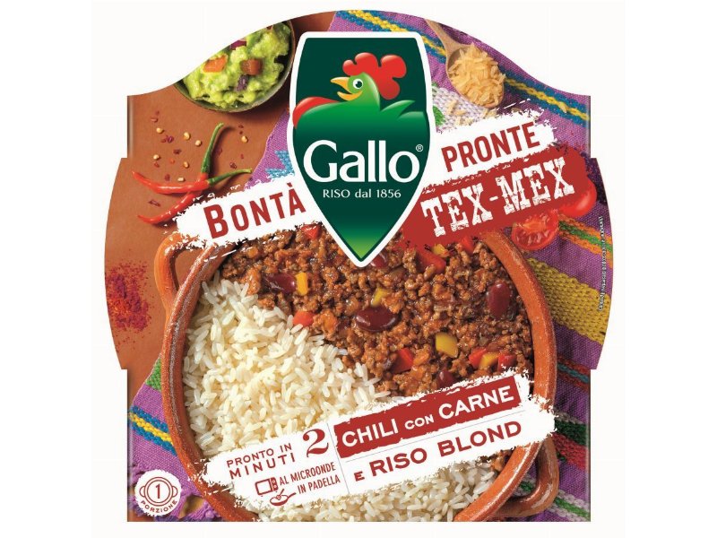 Riso Gallo amplia la linea delle bontà pronte con Tex Mex