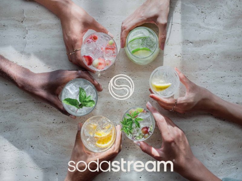 SodaStream svela il suo riposizionamento a 360°