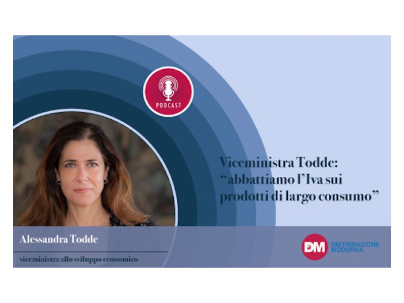 Viceministra Todde: “abbattiamo l’Iva sui prodotti di largo consumo”