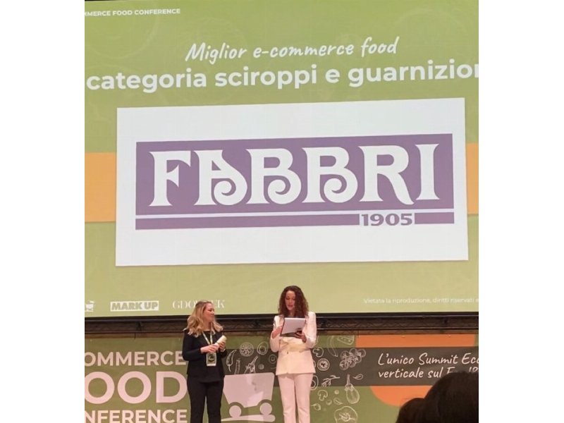 A Fabbri 1905 il premio ecommerce Food Award 2023