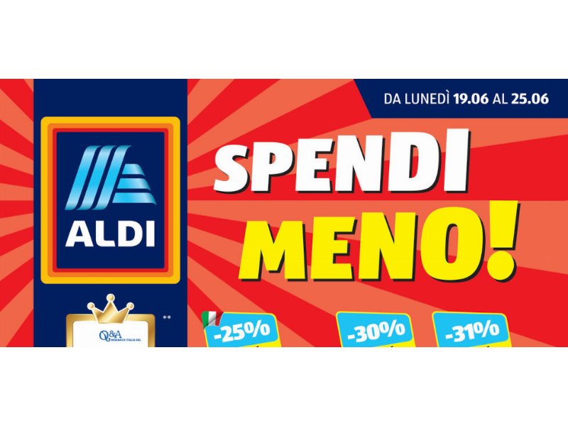 Aldi spegne 5 candeline con 160 negozi. La crescita continua al Nord