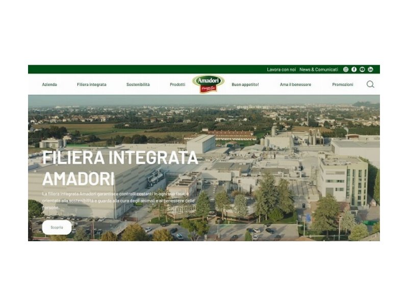 Amadori rinnova il sito web