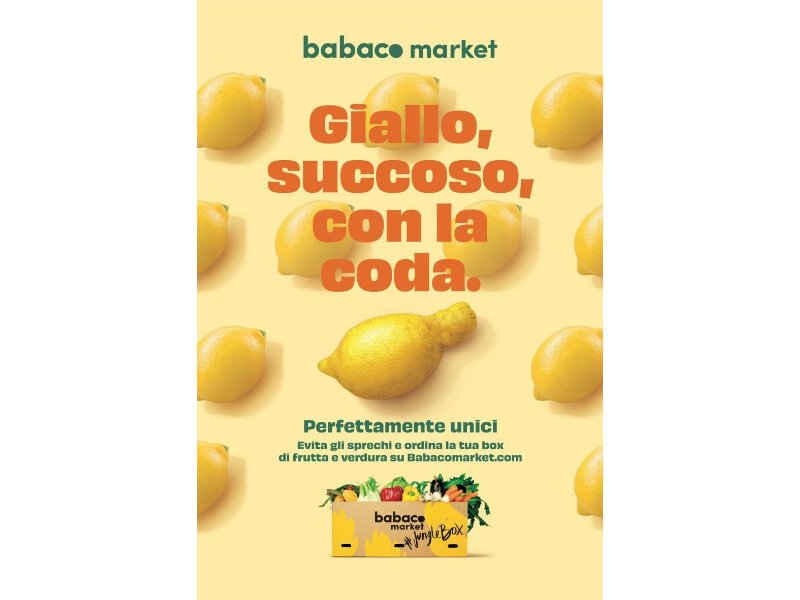 Babaco Market: una nuova campagna adv contro gli sprechi alimentari