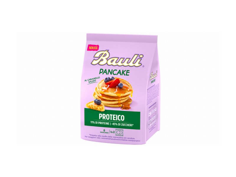 Bauli propone il Pancake proteico al caramello salato