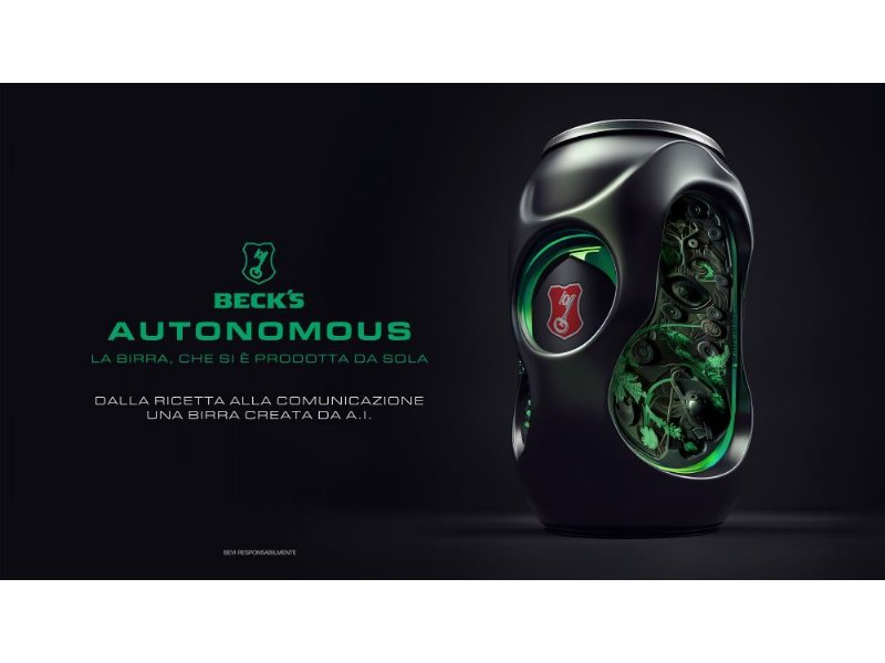 Beck’s lancia la nuova birra creata con a.i. con una campagna multi canale