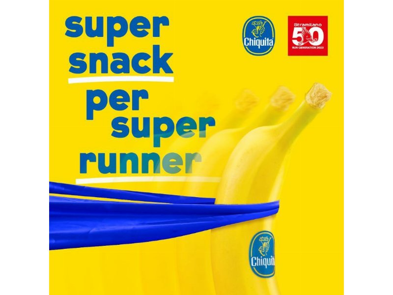 Chiquita è official sponsor della Stramilano 2023