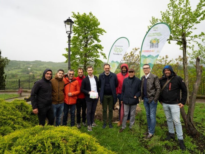 Conad Adriatico insieme a Rete Clima per il progetto “Forestiamo insieme l’Italia” a Tito (Pz)