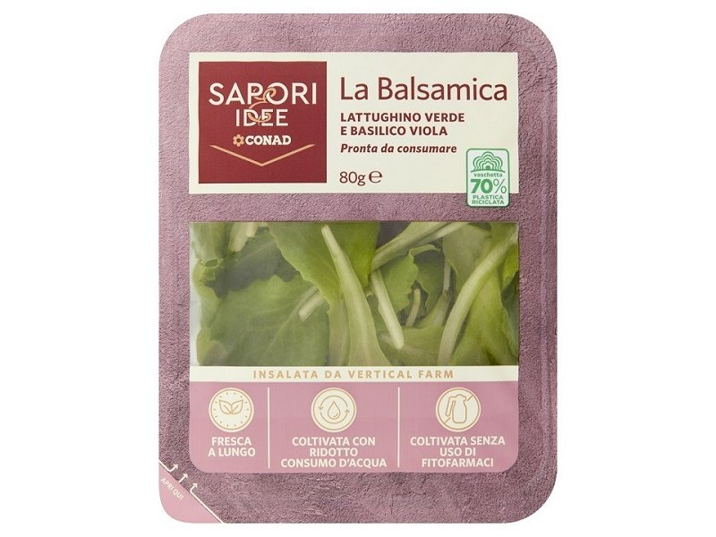 Conad presenta l’insalata da vertical farm Sapore e Idee