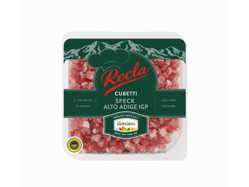 Cubetti Speck Alto Adige igp di Recla: la tradizione incontra la novità del pack e una nuova campagna digitale