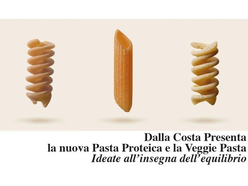 Dalla Costa presenta la nuova pasta proteica e la nuova linea Veggie