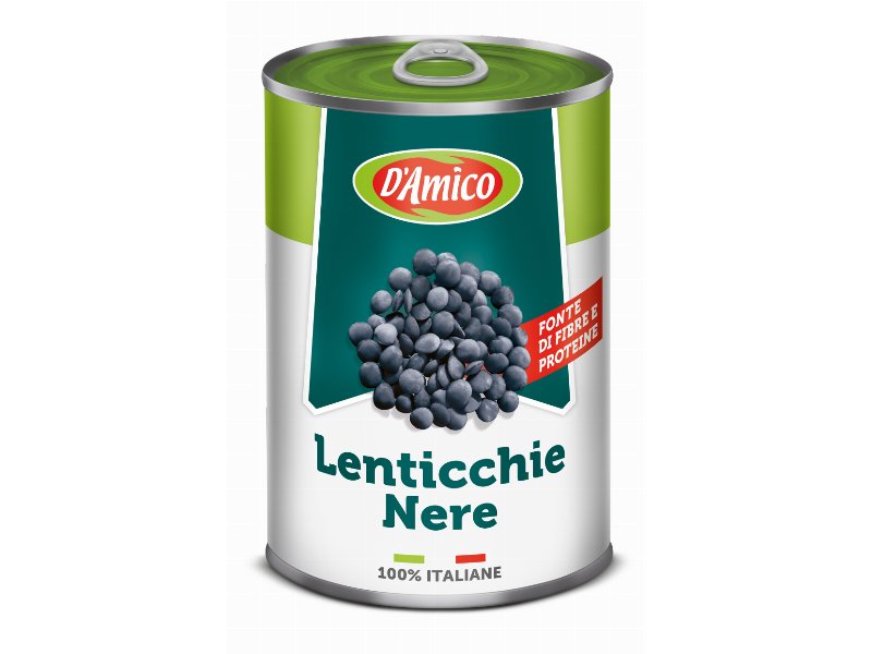 D’Amico arricchisce la sua linea di legumi con le Lenticchie nere