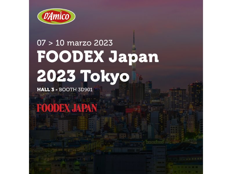 D’Amico e Robo presenti alla 43° edizione di Foodex Japan 2023