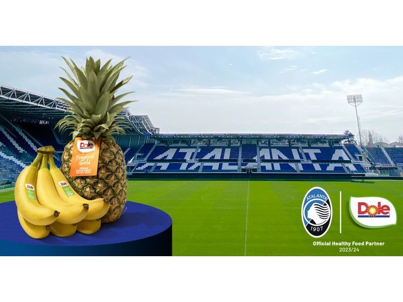 Dole e Atalanta rinnovano la partnership per la stagione calcistica 2023-24