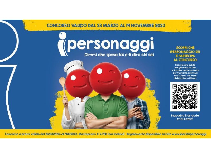 Iper La grande i, successo per il progetto “Ipersonaggi"