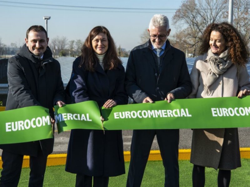 Eurocommercial: un nuovo impianto fotovoltaico presso il Centro commerciale Carosello