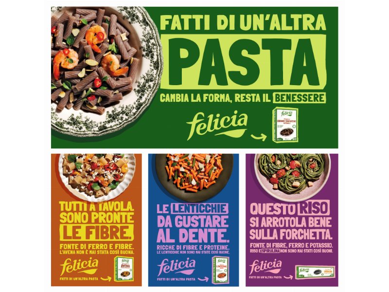 Felicia lancia la nuova campagna “Fatti di un’altra pasta”