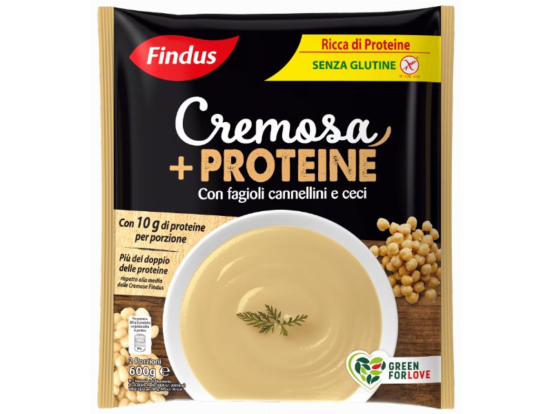 Findus lancia la Cremosa + Proteine con fagioli cannellini e ceci