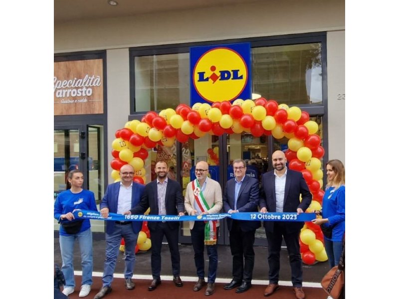 Firenze: Lidl inaugura un nuovo store