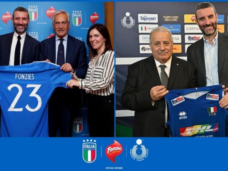 Fonzies official partner delle Nazionali di calcio per il quadriennio 2023-2026