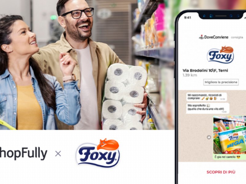 Foxy sceglie di nuovo la tecnologia di Shopfully