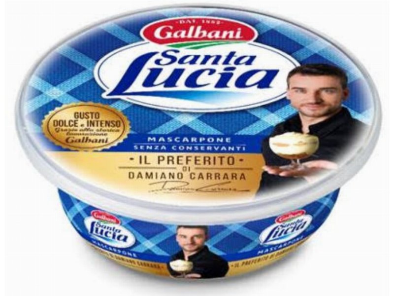 Galbani Santa Lucia: Damiano Carrara è il volto del mascarpone più amato dagli italiani